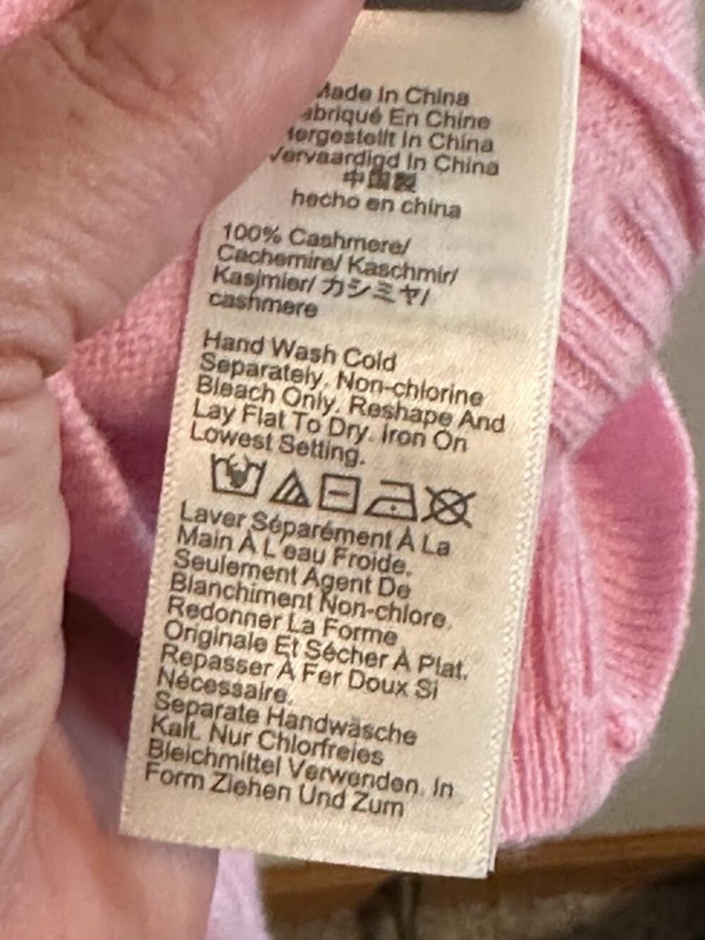 J Crew Cashmere Cropped Fit Sweater Size Medium - Picture 8 of 9